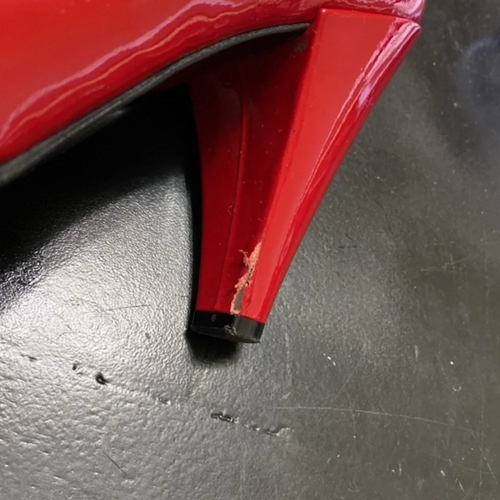 Marc By Marc Jacob’s Red‎ Patent Leather Heel, Size 38 (7.5)